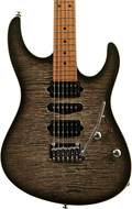 Suhr Modern Plus Charcoal Burst HSH Roasted Maple Fingerboard #91389