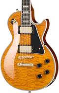 Epiphone Les Paul Custom Quilt Trans Amber