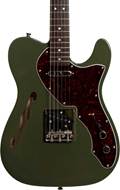 Squier Limited Edition Classic Vibe 60's Telecaster Thinline Dark Olive Green  (Pre-Owned)