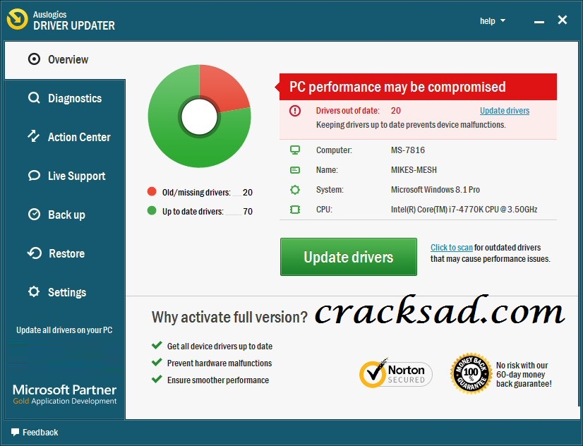 Auslogics Driver Updater License Key